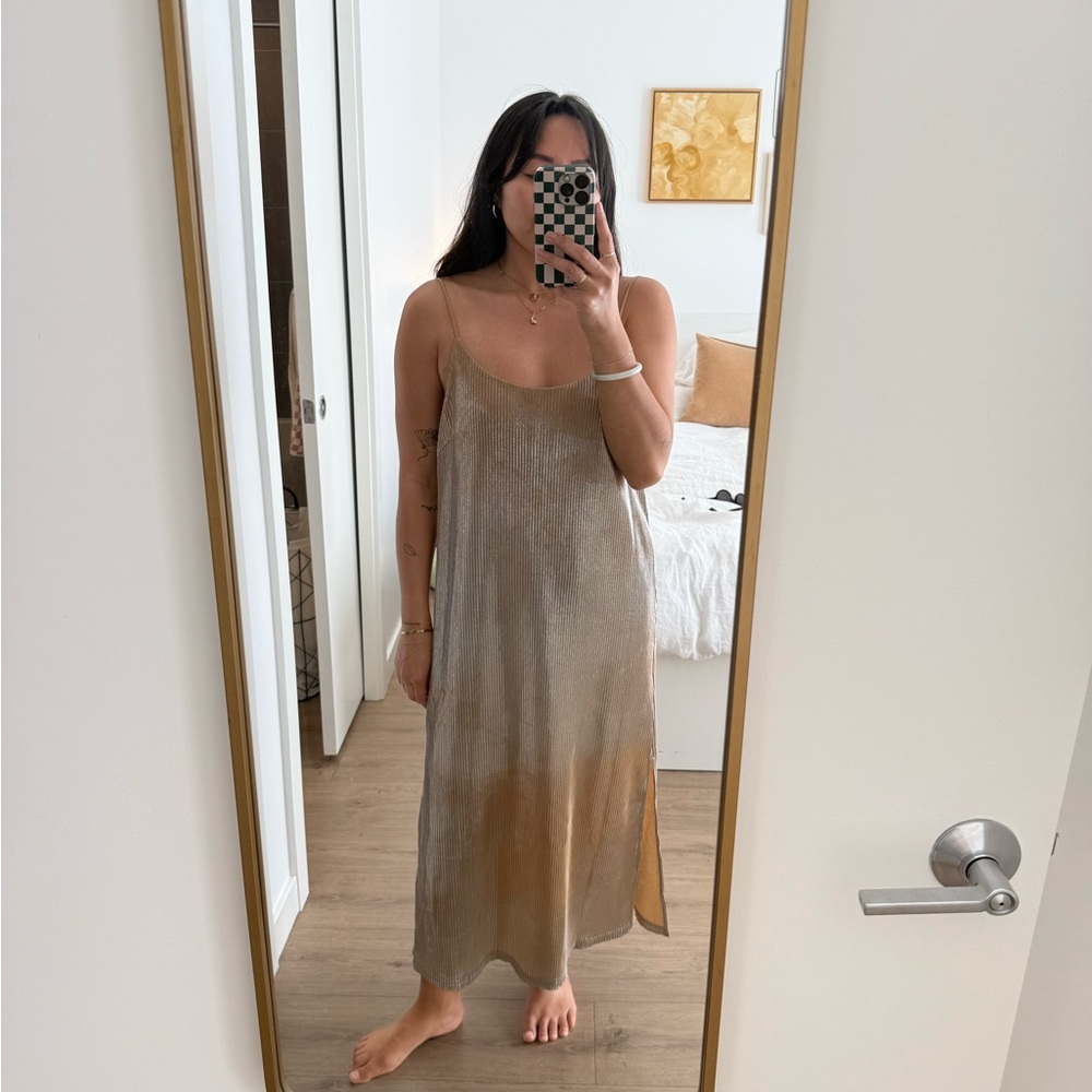 Gold Slip Dress